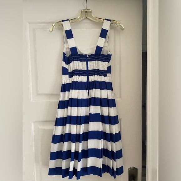 NWT Dolce & Gabbana Blue and White Sundress Size 42 Italian/Size 6 US - Picture 3 of 7